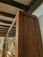 Buffet/vitrine en teck xxl 400 cm LIVRAISON GRATUITE, Maison & Meubles, Teck, 200 cm ou plus, Comme neuf, 200 cm ou plus