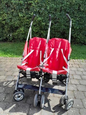 Tweelingbuggy Koelstra + Toebehoren beschikbaar voor biedingen