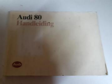 Audi 80 Handleiding origineel beschikbaar voor biedingen