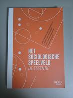 Het sociologische speelveld, Boeken, Ophalen of Verzenden, Nieuw, Hoger Onderwijs, Jan Vranken