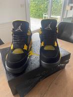 Air Jordan 4 yellow Lightning, Kleding | Heren, Schoenen, Sneakers, Jordan, Zo goed als nieuw, Zwart
