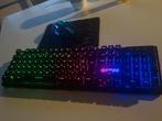 Kit clavier + souris + tapis gaming, Informatique & Logiciels, Enlèvement ou Envoi, Comme neuf, Sans fil, Clavier gamer