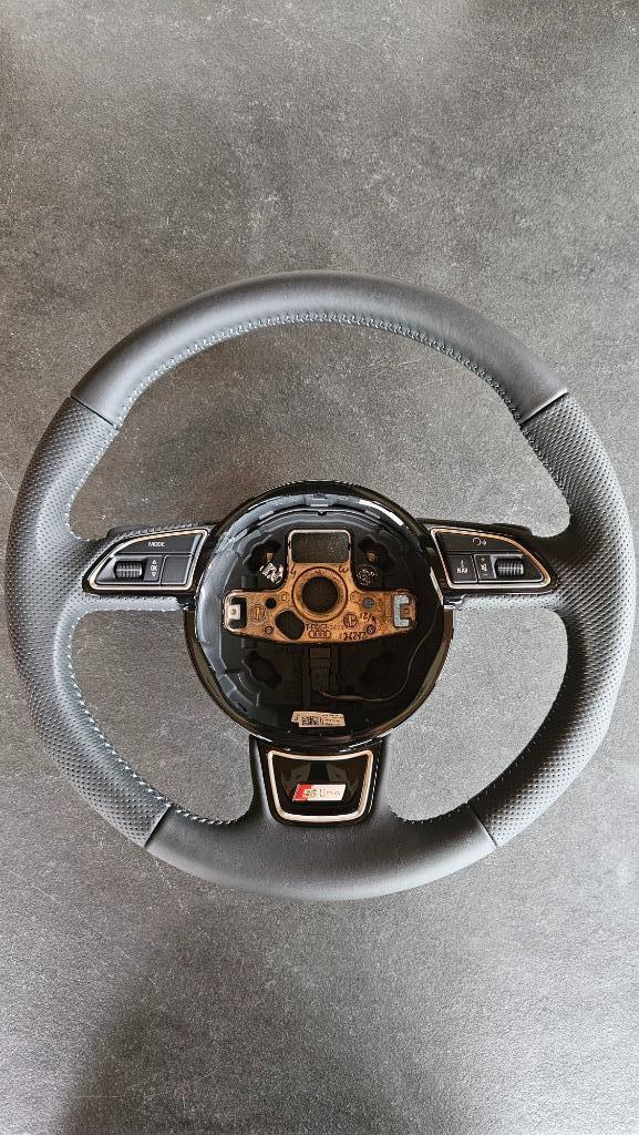 Multifunctioneel lederen sportstuur Audi S-line, Auto-onderdelen, Besturing, Audi, Gebruikt, Ophalen