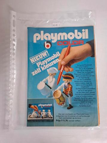 Vintage Playmobil Color reclame advertentie          #2 beschikbaar voor biedingen