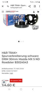 H&R spoorverbreders 3cm voor Mazda Mx 5 ND (2016+), Nieuw, Ophalen of Verzenden, Mazda