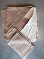 Housse de couette 2personnes et 2 taies, Maison & Meubles, Beige, Housse de couette, Comme neuf, Enlèvement