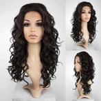 Lace pruik lang haar met krullen model Vogue kleur 4, Handtassen en Accessoires, Uiterlijk | Haarverzorging, Verzenden, Nieuw