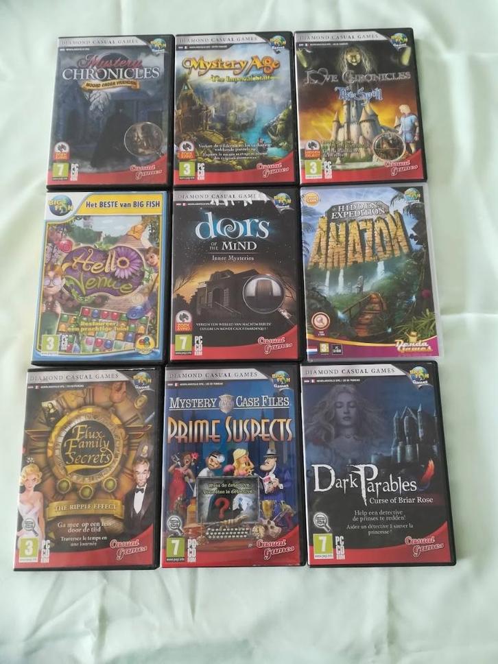 Pc games Big Fish, Consoles de jeu & Jeux vidéo, Jeux | PC, Comme neuf, Enlèvement ou Envoi