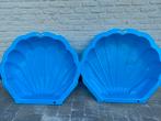 Zandbak (blauwe schelp), Kinderen en Baby's, Speelgoed | Buiten | Zandbakken, Ophalen, Gebruikt