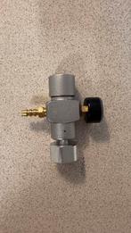 2 in 1 mini gas regulator met psi meter., Doe-het-zelf en Bouw, Compressors, Ophalen of Verzenden, Zo goed als nieuw