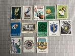 13 stickers Panini WORLD CUP STORY emblemen  posters, Ophalen of Verzenden, Zo goed als nieuw
