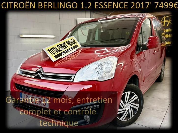 CITROËN BERLINGO 1.2ESSENCE MULTISPACE ‼️GARANTIE 1AN CTOK‼️, Autos, Citroën, Entreprise, Achat, Berlingo, ABS, Airbags, Air conditionné