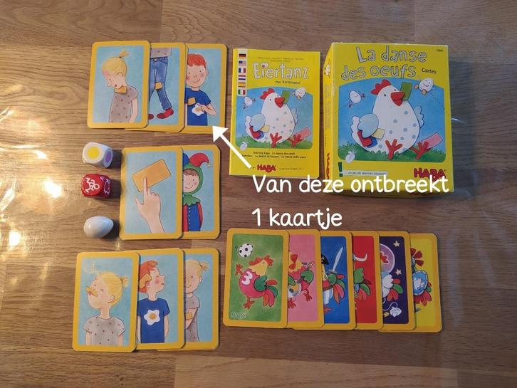 Haba spel "Eierdans"., Kinderen en Baby's, Speelgoed | Educatief en Creatief, Gebruikt, Ophalen of Verzenden