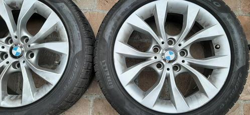 Winter/sneeuwbanden met BMW velgen, Auto-onderdelen, Banden en Velgen, Velg(en), Winterbanden, 17 inch, 225 mm, Ophalen of Verzenden