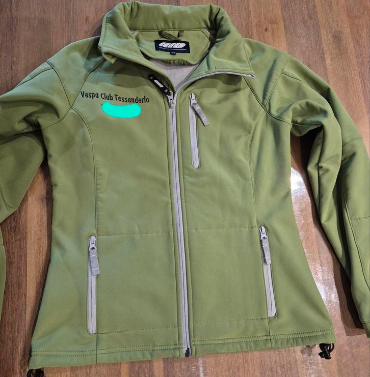 Vespa club Looi groene softshell jas maat S, Motoren, Kleding | Motorkleding, Jas | textiel, Dames, Ophalen of Verzenden