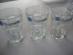 3 bierglazen Hoegaarden, Ophalen of Verzenden, Zo goed als nieuw, Bierglas
