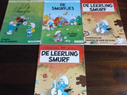 4 Strips  De smurfen-Sc-, Livres, BD, Plusieurs BD, Enlèvement ou Envoi