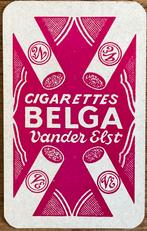 Speelkaart VANDER ELST/BELGA cigarettes, Ophalen of Verzenden, Zo goed als nieuw, Speelkaart(en)