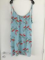 Kleedje met flamingo print en kwastjes maat M/ L, Kleding | Dames, Ema Blue’s Paris, Blauw, Maat 42/44 (L), Ophalen of Verzenden