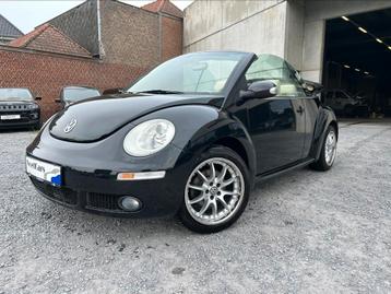 VW Beetle Cabrio 1.6 PETROL/2006/CUIR - PDC, Autos, Cuir, 75 kW, Beige, Entreprise