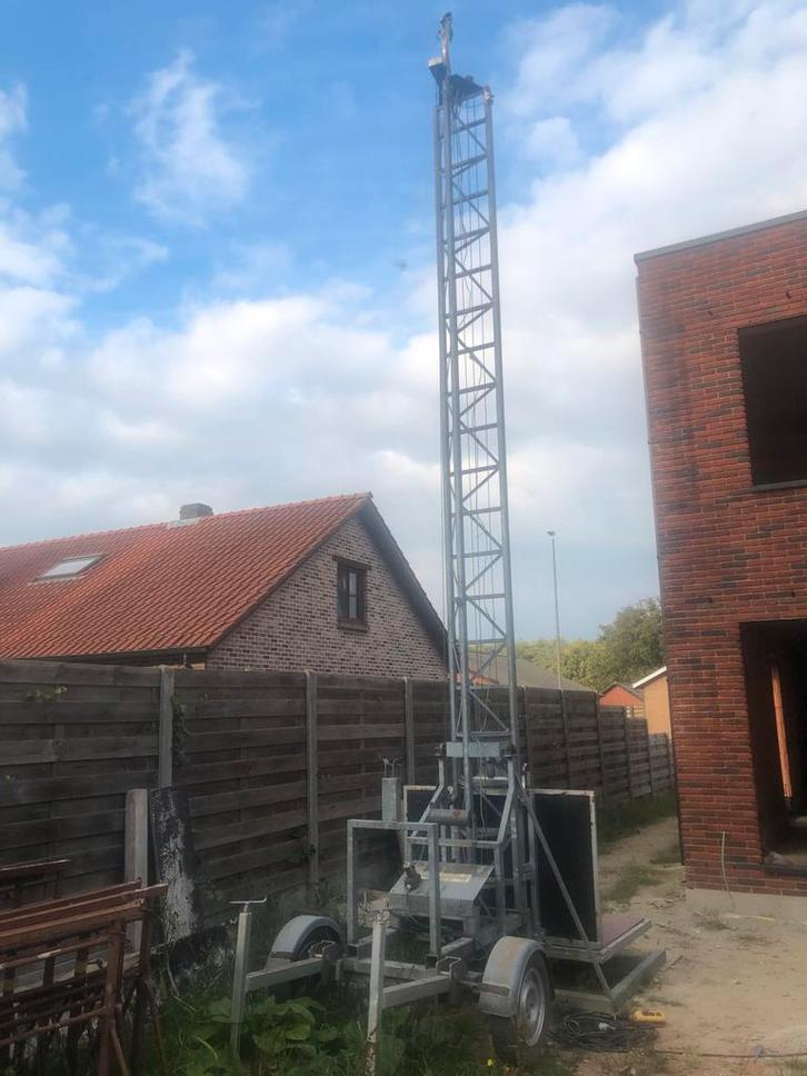 Bouwlift bouwmat 230v, Doe-het-zelf en Bouw, Bouwliften, Gebruikt, Bouwlift, Ophalen