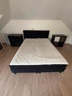 Boxpring 180x200 zwart, Ophalen, Gebruikt, Zwart