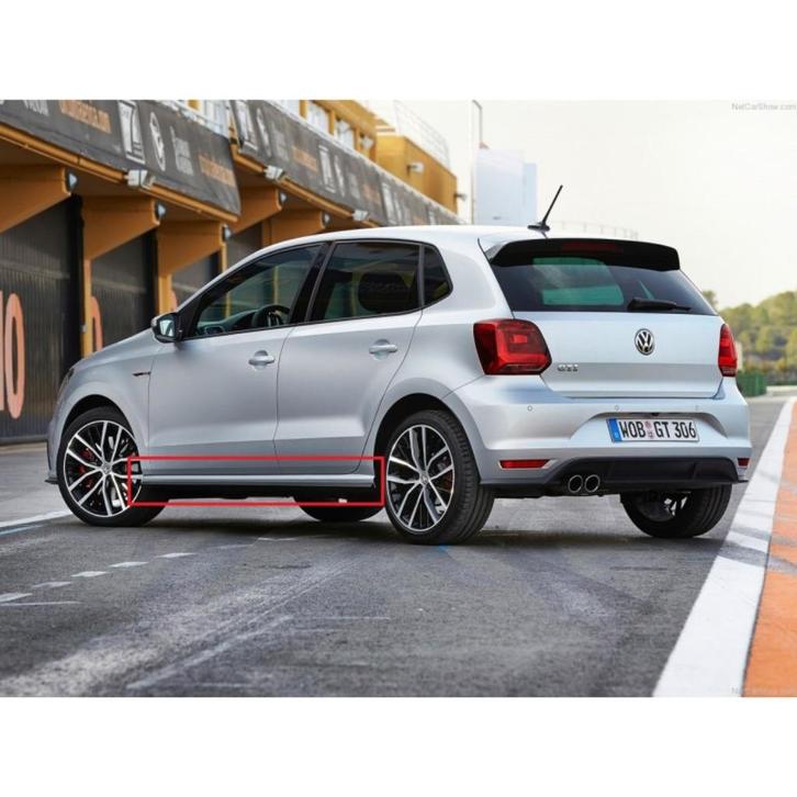 2 BAS DE CAISSES LOOK GTI VW POLO 6C (14-17), Auto diversen, Tuning en Styling, Ophalen of Verzenden