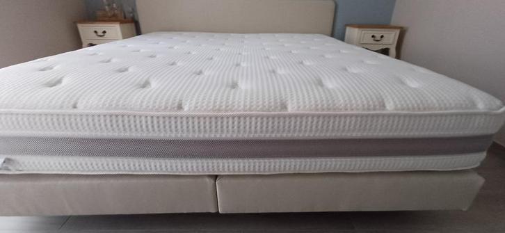 BOXSPRING 1,5 jaar oud !1.80mx 200m, Huis en Inrichting, Slaapkamer | Boxsprings, Zo goed als nieuw, 180 cm, 200 cm, Tweepersoons