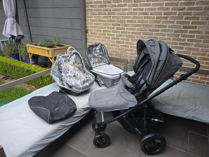 britax smile 3-in-1 (full set), Kinderen en Baby's, Kinderwagens en Combinaties, Gebruikt, Kinderwagen, Overige merken, Luchtbanden
