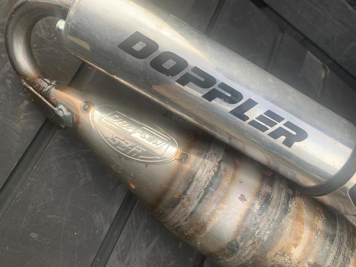 SUZUKI SR 50 UITLAAT DOPPLER S3R, Fietsen en Brommers, Brommeronderdelen | Scooters, Aprilia, Ophalen of Verzenden