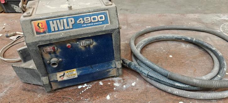 Graco HVLP 4900, Bricolage & Construction, Matériel de peinture, Utilisé, Pulvérisateur de peinture ou Pompe à peinture, Enlèvement
