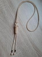Mooie halsketting, Handtassen en Accessoires, Kettingen, Ophalen of Verzenden, Gebruikt, Roze, Kunststof