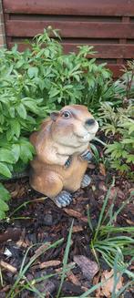 Polyester tuinbeeld bever, Tuin en Terras, Tuinbeelden, Ophalen, Zo goed als nieuw