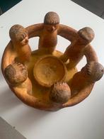 Azteekse terracotta kandelaar, handgemaakt (3,2 kilo), Antiek en Kunst, Antiek | Keramiek en Aardewerk, Ophalen of Verzenden