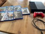 Playstation 4/PS4 met spelletjes, Ophalen, Gebruikt, Controller, PlayStation 4