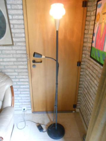 lampe de sol, lampe de lecture réglable, variateur Ikea, Enlèvement, Utilisé, Métal, 150 à 200 cm
