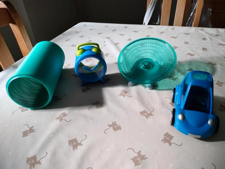 Hamster speelgoedjes plastic, Dieren en Toebehoren, Knaagdieren en Konijnen | Toebehoren, Ophalen of Verzenden