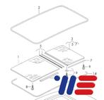Panoramadak glaspaneel Passat Variant B7 ('10-'14) 7N0877055, Enlèvement ou Envoi, Volkswagen, Utilisé, Volkswagen