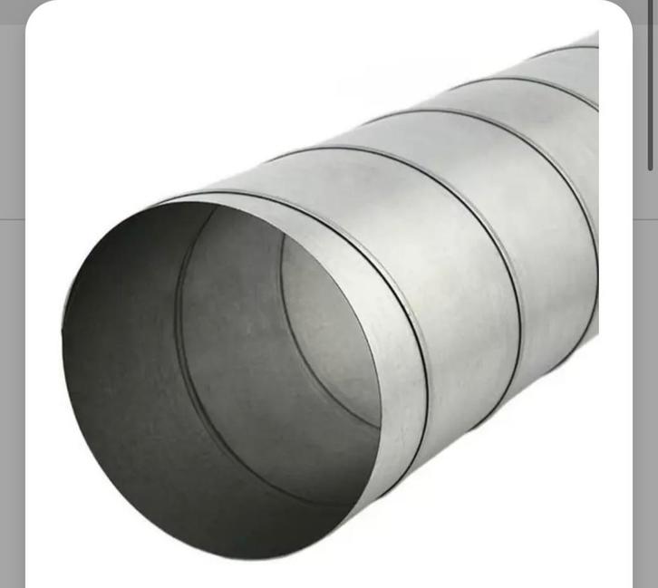 Spirobuis 315 mm, Bricolage & Construction, Ventilation & Extraction, Comme neuf, Enlèvement