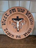 Houten bord, Antiek en Kunst, Antiek | Religieuze voorwerpen, Ophalen of Verzenden