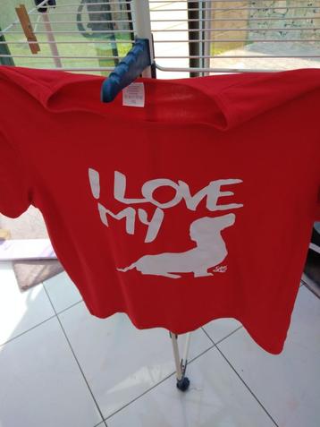 nieuwe t shirt teckel maat 3 xl  beschikbaar voor biedingen