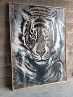Oeuvre unique xxl - Tigre 150/105cm, Enlèvement ou Envoi
