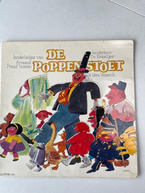 LP DE POPPENSTOET - kinderliedjes, Cd's en Dvd's, Vinyl | Kinderen en Jeugd, Gebruikt, Ophalen of Verzenden