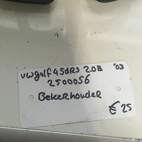 Vw Golf 4 2003  5drs 2.0 B Wagennr 2500056   Bekerhouder, Auto-onderdelen, Interieur en Bekleding, Gebruikt, Ophalen of Verzenden