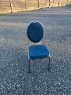 stoel (hotelstoel), Huis en Inrichting, Ophalen, Blauw, Zo goed als nieuw, Stof