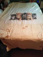 Housse de couette 190/190, Ophalen, Gebruikt, Beige, Dekbedovertrek