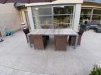 Tuin tafel + 6 stoelen, Tuin en Terras, Tuinmeubel-accessoires, Ophalen, Gebruikt