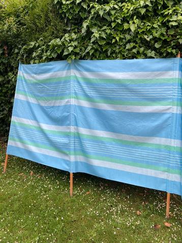 Brise vue pour plage 5 piquets 4x80 hauteur 1m80, Enlèvement, Comme neuf