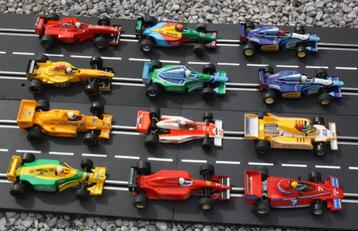 SCALEXTRIC Lot 1- 12  F1 vintage