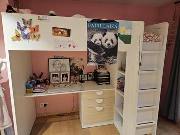 Lit mezzanine enfant Ikea disponible aux enchères